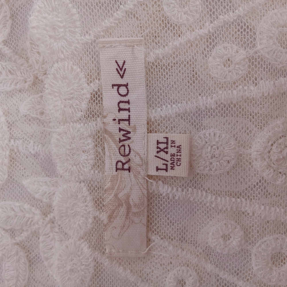 Rewind Cream Embroidered Boho Blouse - Picture 7 of 12